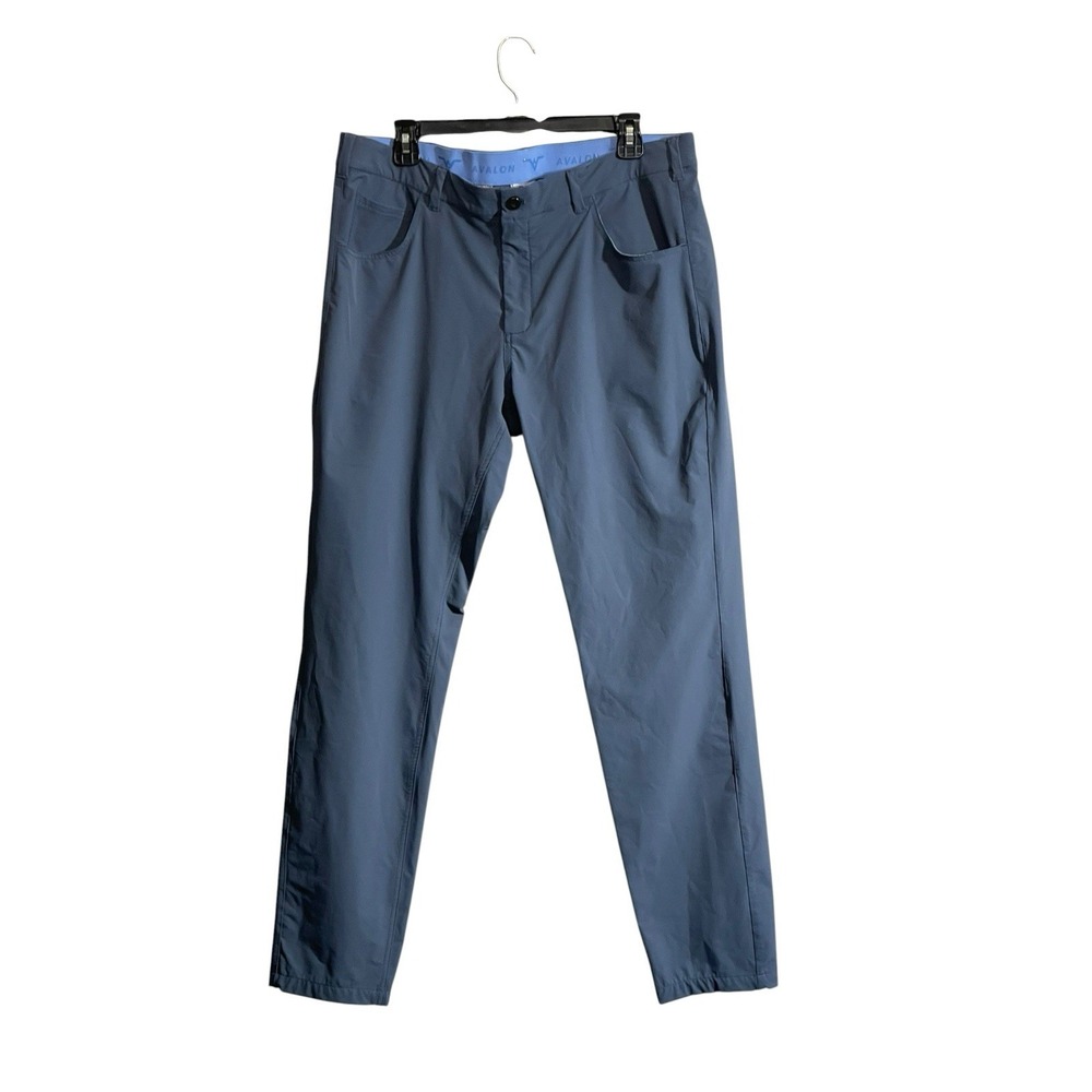 Avalon Pants Mens 36x31 Blue Golf Tour Performance Comfort Lightweight